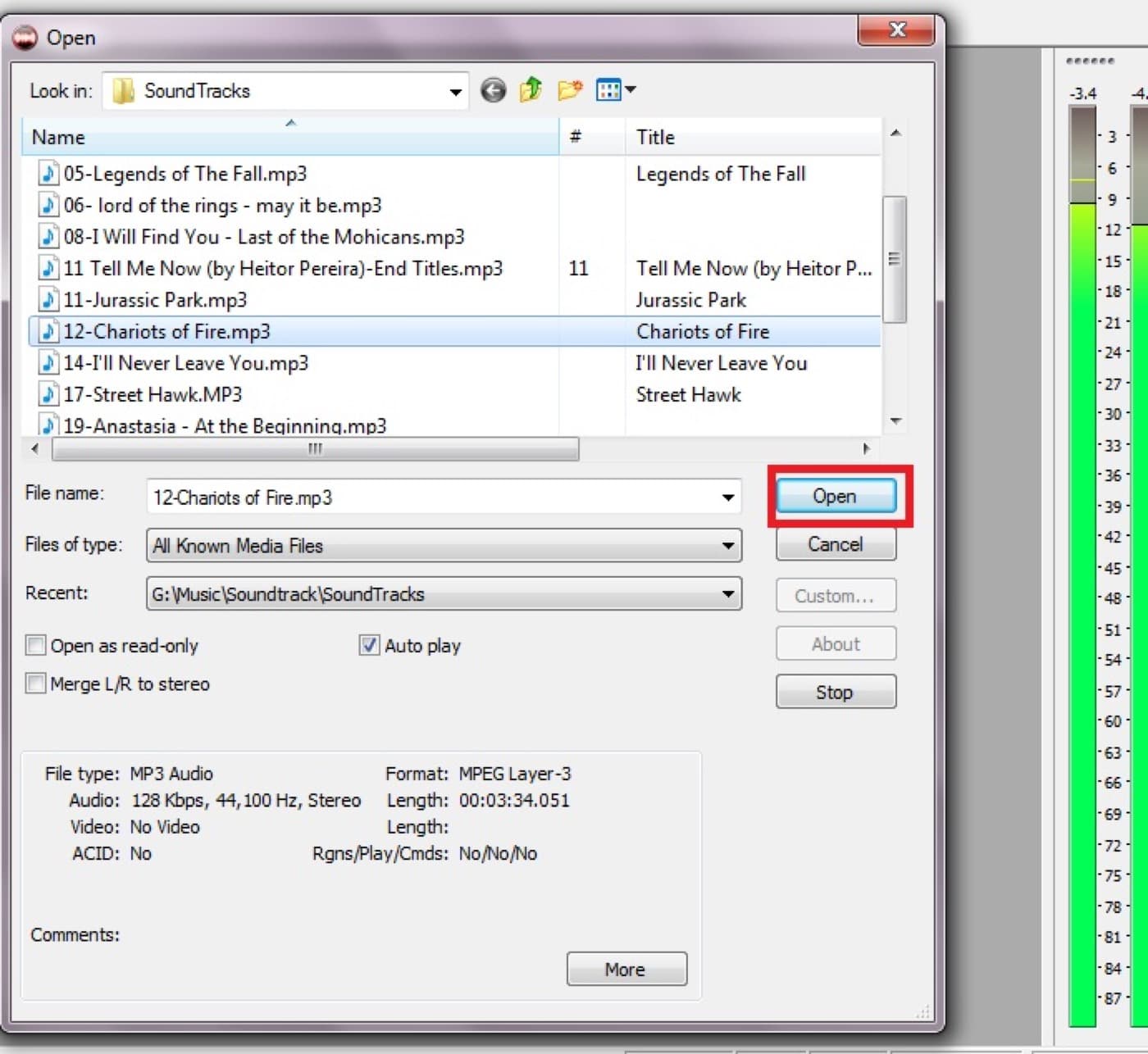 Basic lesson in audio editing using sound forge